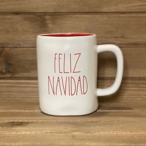 RAE DUNN FELIZ NAVIDAD MERRY CHRISTMAS MUG